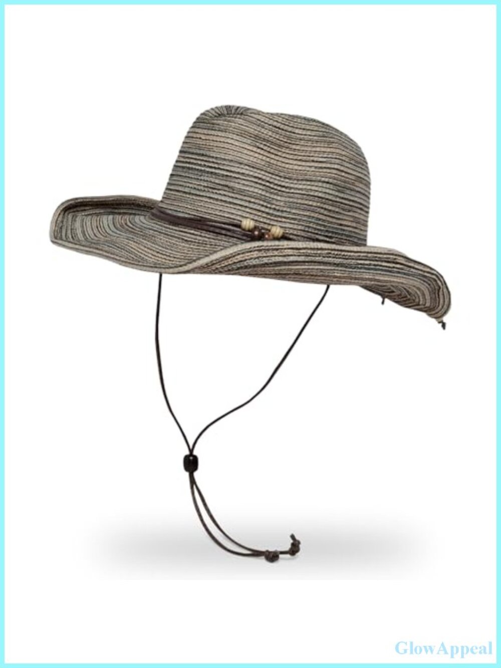 UPF 50+ Recycled Polyester Cowboy Hat Adjustable Chin Strap